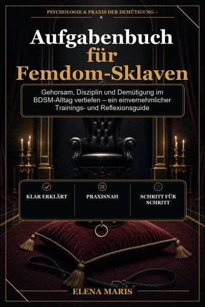 'Cover von Aufgabenbuch für Femdom-Sklaven'-Cover