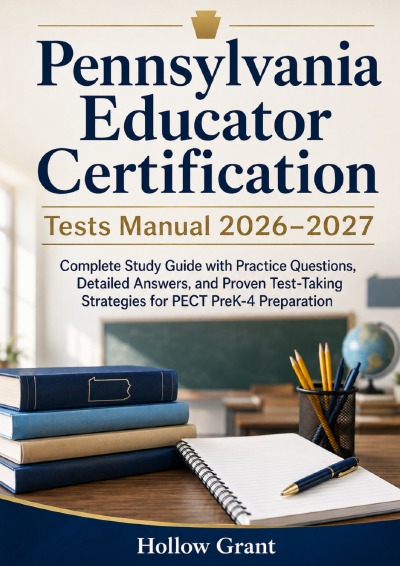 'Cover von Pennsylvania Educator Certification Tests Manual 2026–2027'-Cover