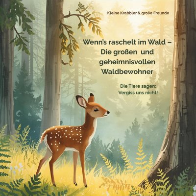 'Cover von Wenn’s raschelt im Wald – Die großen  und geheimnisvollen Waldbewohner'-Cover