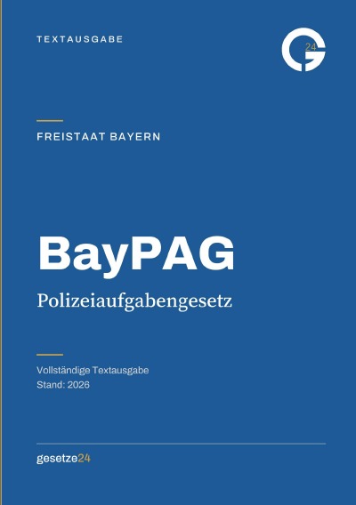 'Cover von BayPAG – Polizeiaufgabengesetz'-Cover