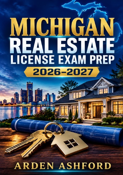 'Cover von Michigan Real Estate License Exam Prep 2026–2027'-Cover