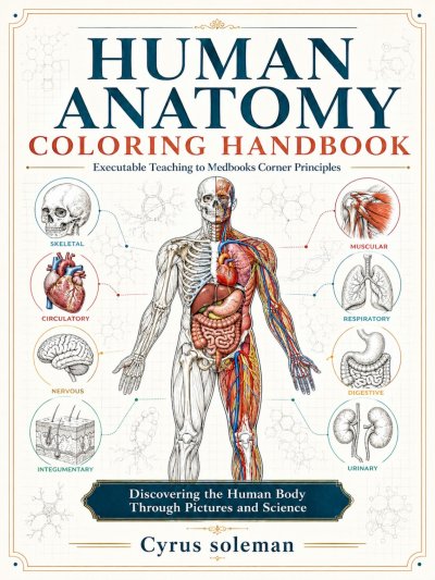'Cover von Human Anatomy Coloring Handbook'-Cover