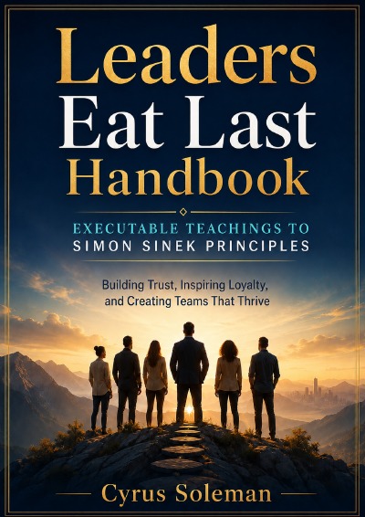 'Cover von LEADERS EAT LAST HANDBOOK-Executable Teaching to Simon Sinek Principles'-Cover