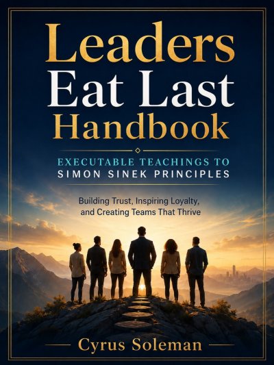 'Cover von LEADERS EAT LAST HANDBOOK-Executable Teaching to Simon Sinek Principles'-Cover