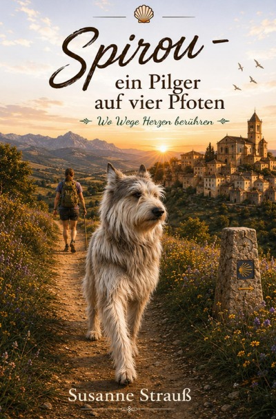 'Cover von Spirou – ein Pilger auf vier Pfoten'-Cover