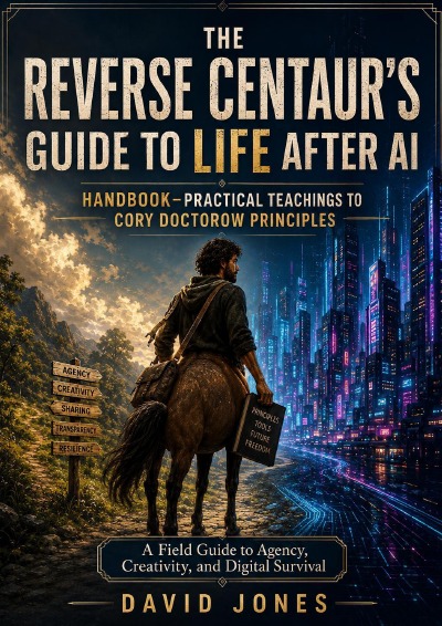 'Cover von The Reverse Centaur’s Guide to Life After Ai Handbook – Practical Teachings to Cory Doctorow Principles'-Cover