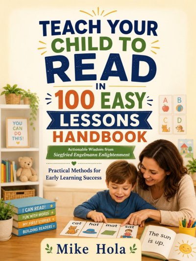 'Cover von Teach Your Child To Read In 100 Easy Lessons Handbook – Actionable Wisdom From Siegfried Engelmann Enlightenment'-Cover