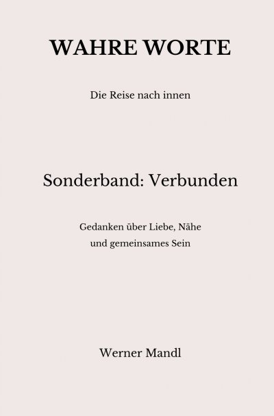 'Cover von Wahre Worte – Sonderband: Verbunden'-Cover