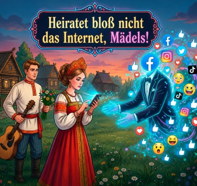 'Cover von Heiratet bloß nicht das Internet, Mädels!'-Cover
