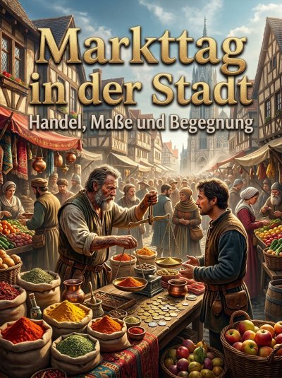 'Cover von Markttag in der Stadt'-Cover