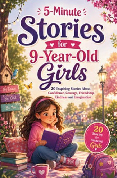 'Cover von 5-Minute Stories for 9-Year-Old Girls'-Cover