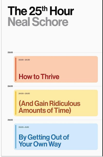'Cover von The 25th Hour How to Thrive And Gain Ridiculous Amounts of Time by Getting Out of Your Own Way'-Cover
