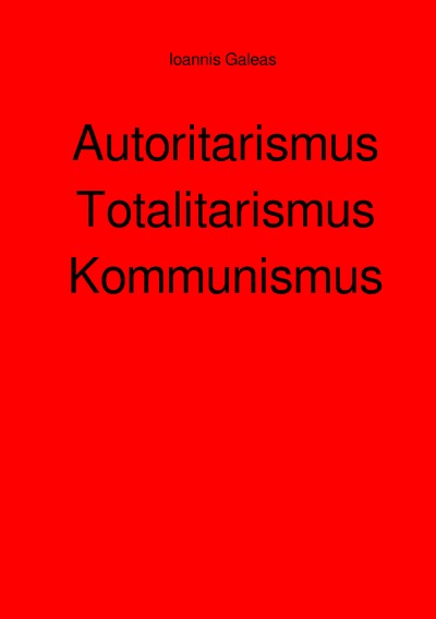 'Cover von Autoritarismus Totalitarismus Kommunismus'-Cover
