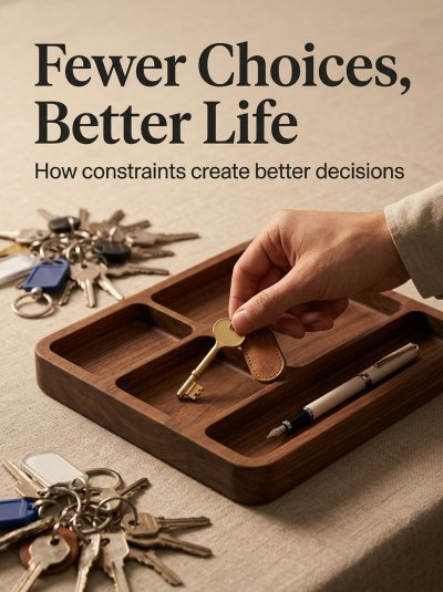 'Cover von Fewer Choices, Better Life'-Cover