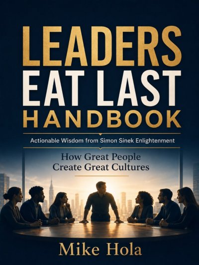'Cover von Leaders Eat Last Handbook – Actionable Wisdom From Simon Sinek Enlightenment'-Cover