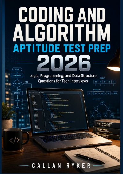 'Cover von Coding and Algorithm Aptitude Test Prep 2026'-Cover