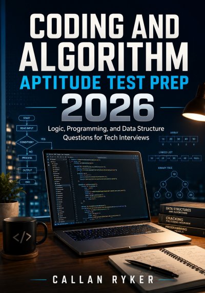 'Cover von Coding and Algorithm Aptitude Test Prep 2026'-Cover
