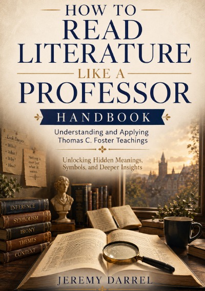'Cover von How To Read Literature Like A Professor Handbook Understanding and Applying Thomas C. Foster Teachings'-Cover
