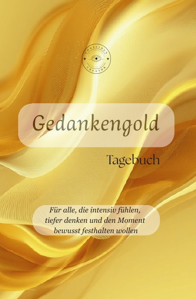 'Cover von Gedankengold – Tagebuch'-Cover