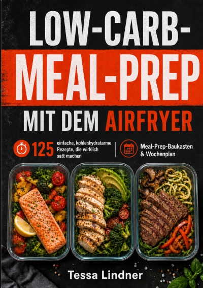 'Cover von Low-Carb-Meal-Prep mit dem Airfryer'-Cover