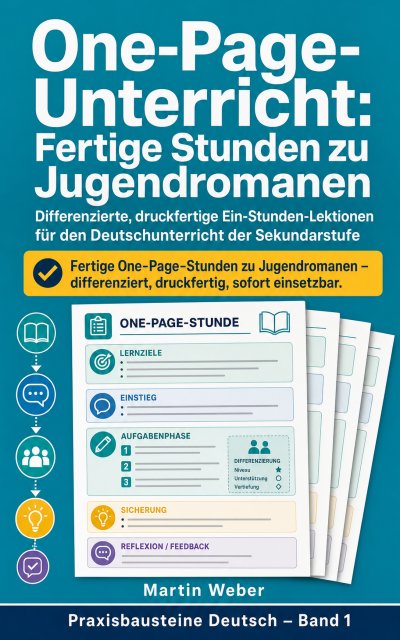 'Cover von One-Page-Unterricht: Fertige Stunden zu Jugendromanen'-Cover