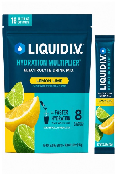 'Cover von Liquid I.V. Hydration Electrolytes, Lemon Lime, 16 Count'-Cover