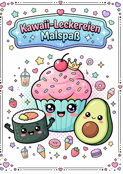 'Cover von Kawaii-Leckereien Malspass'-Cover