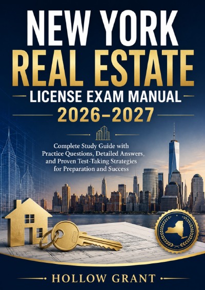 'Cover von New York Real Estate License Exam Manual 2026–2027'-Cover