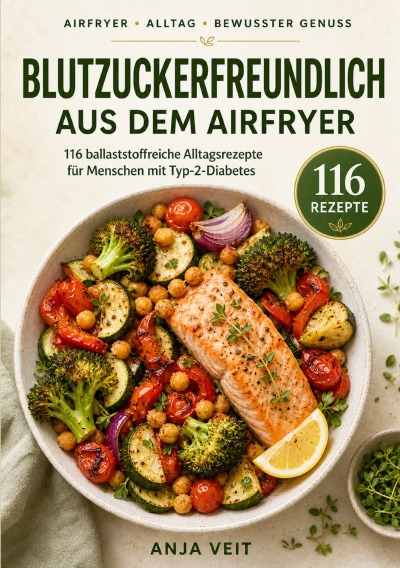 'Cover von Blutzuckerfreundlich aus dem Airfryer'-Cover