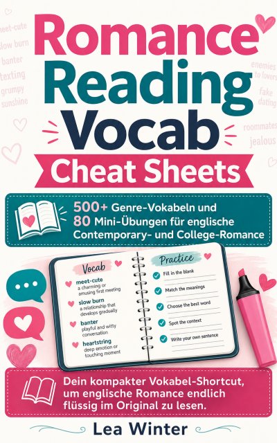 'Cover von Romance Reading Vocab Cheat Sheets'-Cover