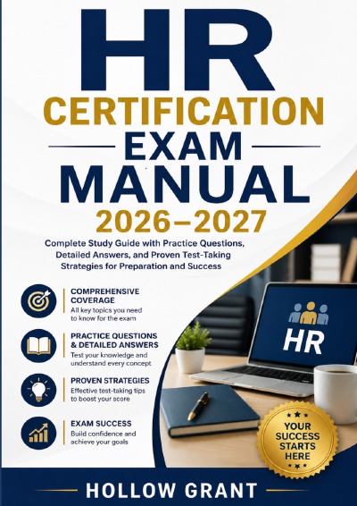 'Cover von HR Certification Exam Manual 2026–2027'-Cover