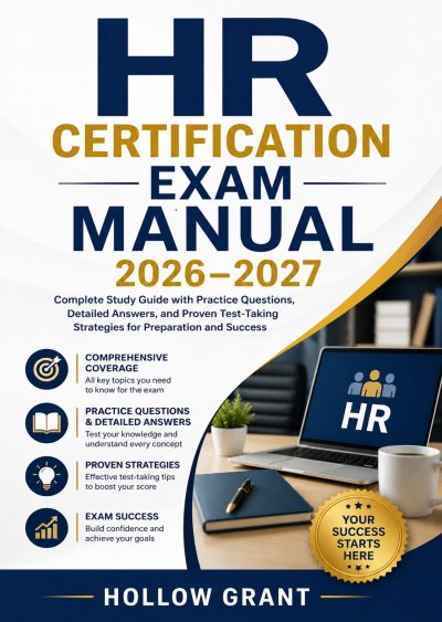 'Cover von HR Certification Exam Manual 2026–2027'-Cover