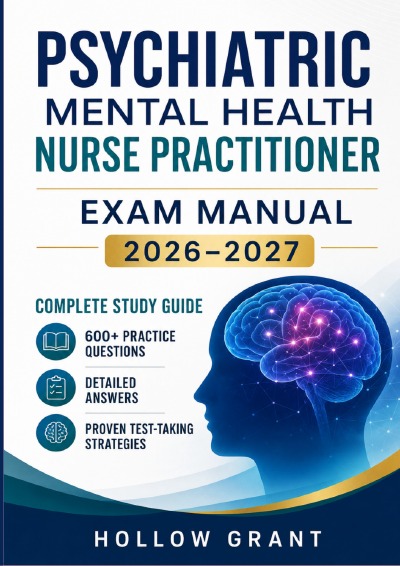 'Cover von Psychiatric Mental Health Nurse Practitioner Exam Manual 2026–2027'-Cover