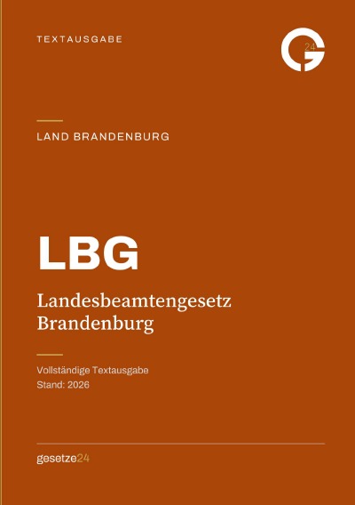 'Cover von LBG – Landesbeamtengesetz Brandenburg'-Cover