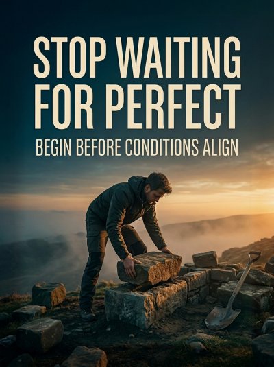 'Cover von Stop Waiting for Perfect'-Cover