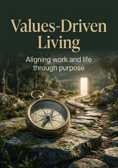 'Cover von Values-Driven Living'-Cover