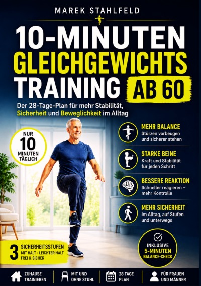 'Cover von 10-Minuten Gleichgewichtstraining ab 60'-Cover