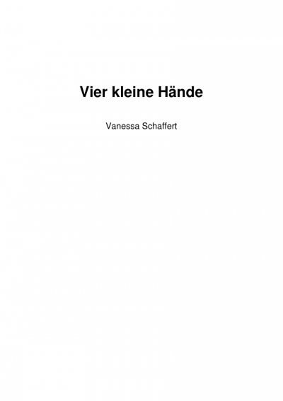 'Cover von Vier kleine Hände'-Cover