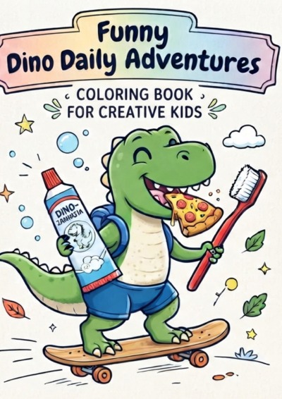 'Cover von Funny Dino Daily Adventures'-Cover
