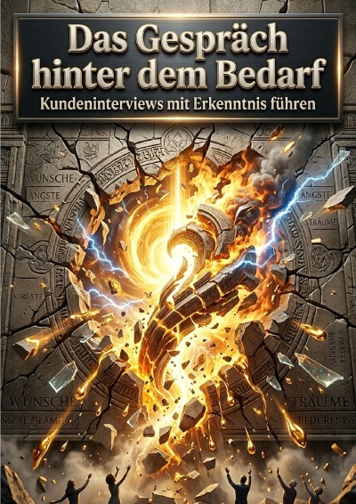 'Cover von Das Gespräch hinter dem Bedarf'-Cover
