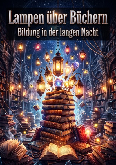 'Cover von Lampen über Büchern'-Cover