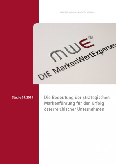 'Die Bedeutung der strategischen Markenführung für den Erfolg österreichischer Unternehmen'-Cover