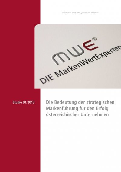 'Cover von Die Bedeutung der strategischen Markenführung für den Erfolg österreichischer Unternehmen'-Cover