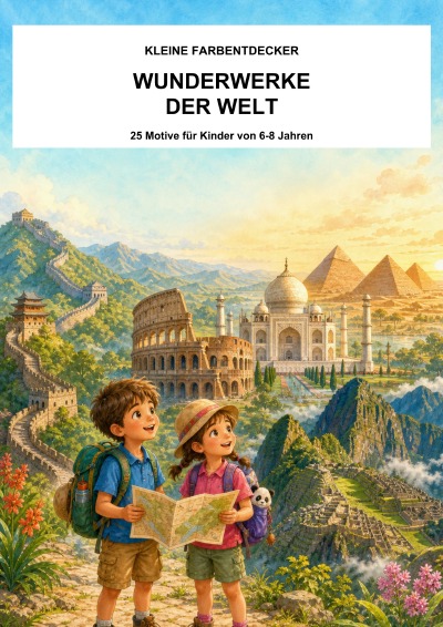 'Cover von Kleine Farbentdecker – Wunderwerke der Welt'-Cover
