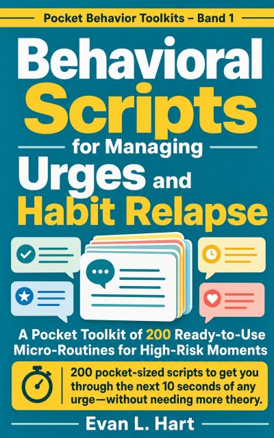 'Cover von Behavioral Scripts for Managing Urges and Habit Relapse'-Cover
