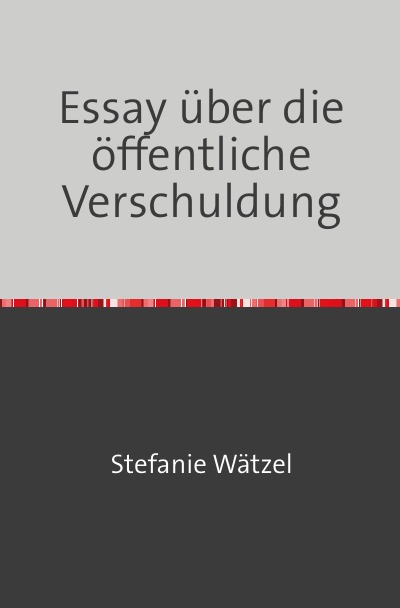'Cover von Essay über die öffentliche Verschuldung'-Cover