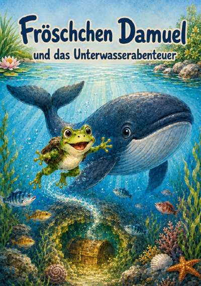 'Cover von Fröschchen Damuel und das Unterwasserabenteuer'-Cover