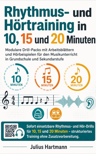 'Cover von Rhythmus- und Hörtraining in 10, 15 und 20 Minuten'-Cover
