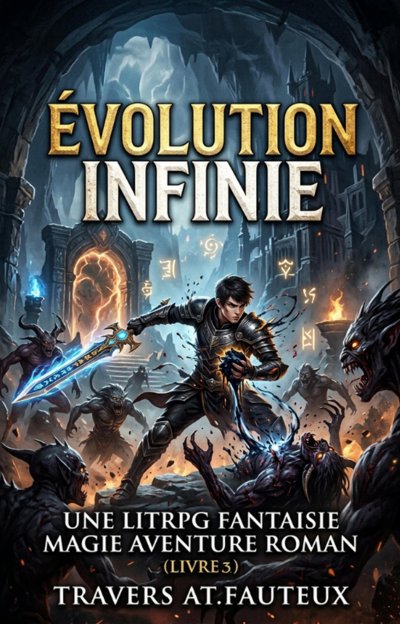 'Cover von Évolution infinie :Une LitRPG Fantaisie Magie Aventure Roman(Livre 3)'-Cover