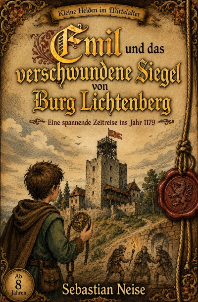 'Cover von Emil und das verschwundene Siegel von Burg Lichtenberg'-Cover